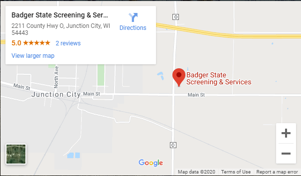Badger State Screening Map